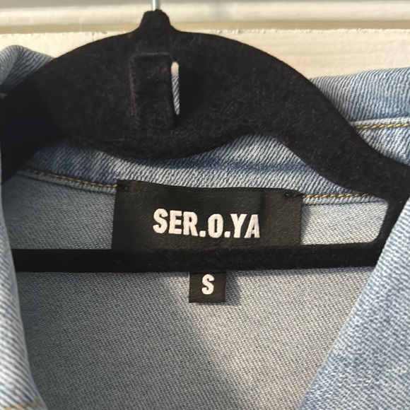 SER.O.YA Denim Jumpsuit - Picture 2 of 3